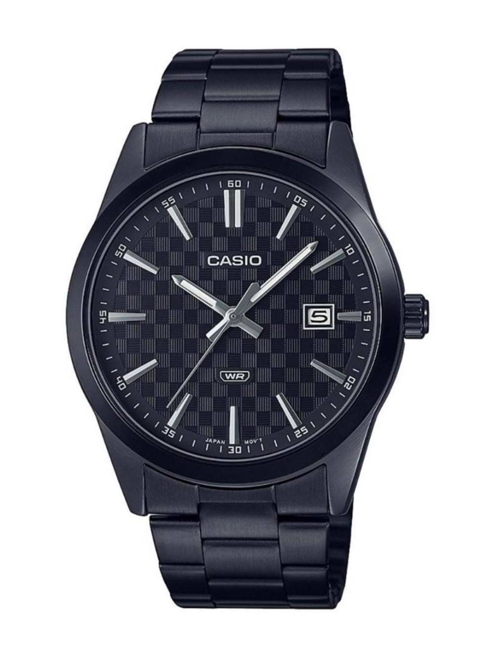 Casio Men’s Black Dial Watch Stainless Steel Bracelet NWT